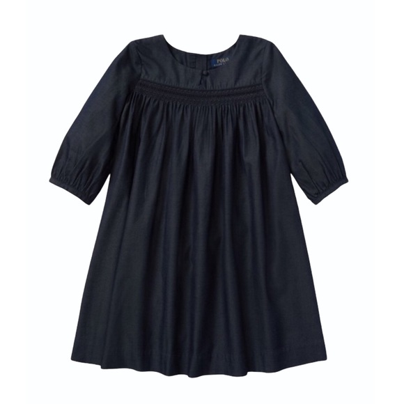 Polo Ralph Lauren Other - SOLD 🎄NWT POLO RALPH LAUREN Navy Blue Embroidered Dress